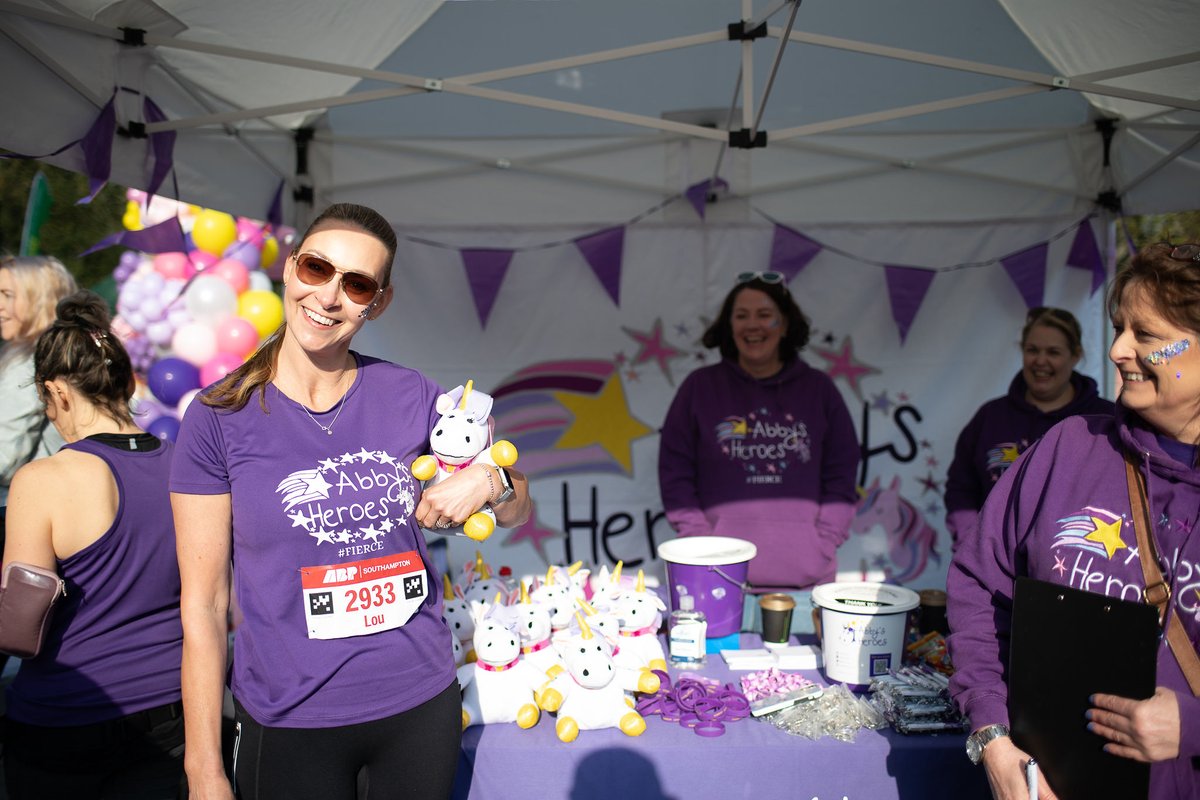 Abby's Heroes - 24th April 2022, ABP Southampton Marathon 💫💜 You can watch the video all about the Charity and their mission now, including their part in this year's event! bit.ly/3Nz5dL1 #ABPSouthamptonMarathon #AbbysHeroes @abbys_heroes
