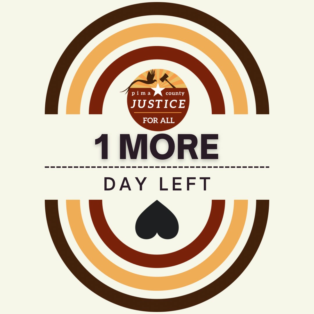 PCJFA's tweet photo. There is 1 more day left to turn your petitions in at 2432 E Broadway Blvd! Please bring your petitions into our office! Even if it’s only one, bring them back to us at our office. 

#justiceforall #justiciaparatodos #saveourneighbors #pcjfacampaign2022 #humanrightscampaign https://t.co/GE4hNT1oMM