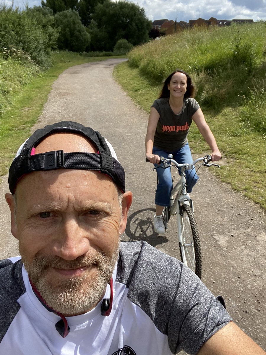 ColinMcCord's tweet image. Afternoon! How are we? Spent the morning marshalling at the Westonbirt Half Marathon with the family Knife then out for a 10k @runningpunks VRC with @KathHoneychurch joining me on her push iron. Another run on the board for @RunATWorld #teamnomads #legendarypunks 💜🤟🏻🏃