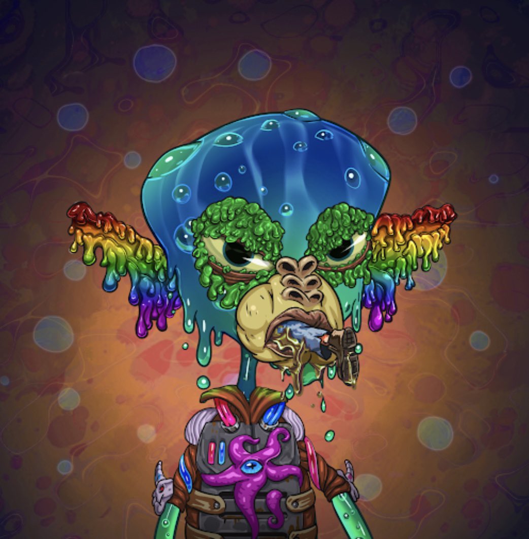 Check this #mutant out that I won playing rumble on <a href="/MoonApeLab/">Moon Ape Lab</a> discord. #moonapelab #Malfam
