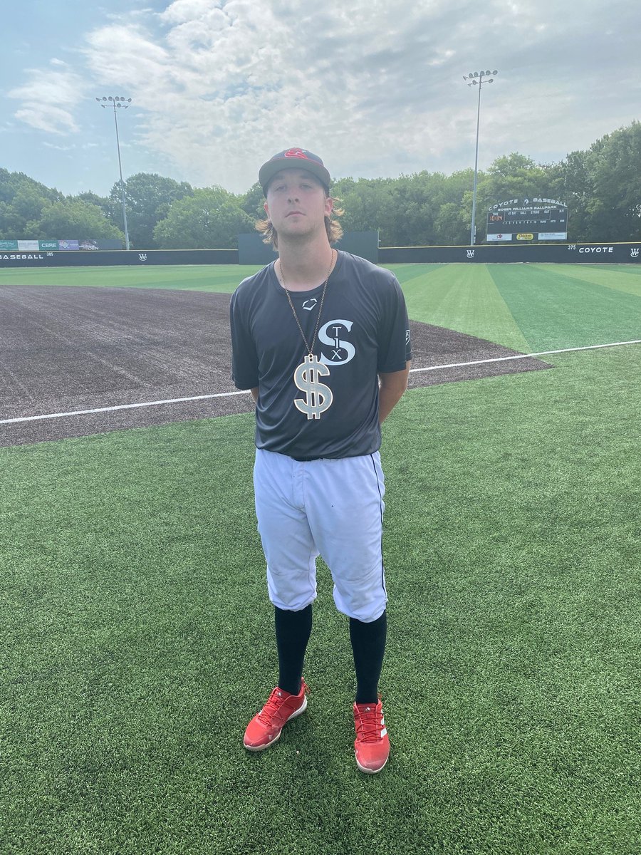 F: <a href="/StixBaseballTX/">Stix Baseball</a> 2023 Prospects Black 8, Arlington A's Braves 0
PoG: <a href="/KitnerReagan/">Reagan Kitner</a> 3-3, 2B, 3 RBI
Pitcher: @DaltonSnyder1 5.1 IP, 7K, H
Notable: <a href="/EvanRolison/">rolli 💎</a> 2-3, RBI