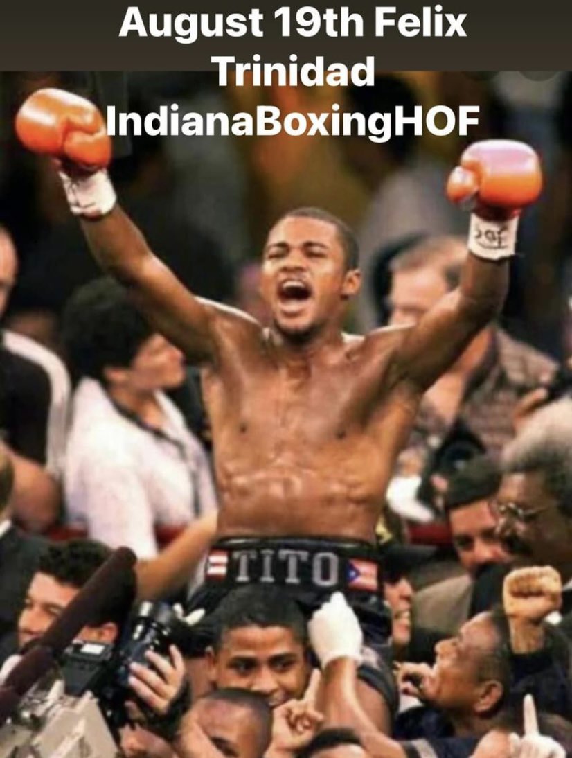 Indiana Boxing Hall of Fame (@craighoukboxing) on Twitter photo On my way <a href="/FelixTrinidadJr/">Felix “Tito” Trinidad</a> see see the champ IndianaBoxingHOF.com <a href="/wtresportsgb/">WTRE SportsGB</a> <a href="/SIHeatAcesAAU/">S.I. Heat (AAU)</a> <a href="/UKBoxersNews/">UKBoxersNews</a> <a href="/nvbhof/">Nevada Boxing Hall of Fame</a> <a href="/BOXINGHALLOFAME/">Boxing Hall of Fame</a> <a href="/acbhof/">AC Boxing Hall Fame</a> <a href="/BoxingHall/">Boxing Hall of Fame</a> . On my way <a href="/FelixTrinidadJr/">Felix “Tito” Trinidad</a> see see the champ IndianaBoxingHOF.com <a href="/wtresportsgb/">WTRE SportsGB</a> <a href="/SIHeatAcesAAU/">S.I. Heat (AAU)</a> <a href="/UKBoxersNews/">UKBoxersNews</a> <a href="/nvbhof/">Nevada Boxing Hall of Fame</a> <a href="/BOXINGHALLOFAME/">Boxing Hall of Fame</a> <a href="/acbhof/">AC Boxing Hall Fame</a> <a href="/BoxingHall/">Boxing Hall of Fame</a> .