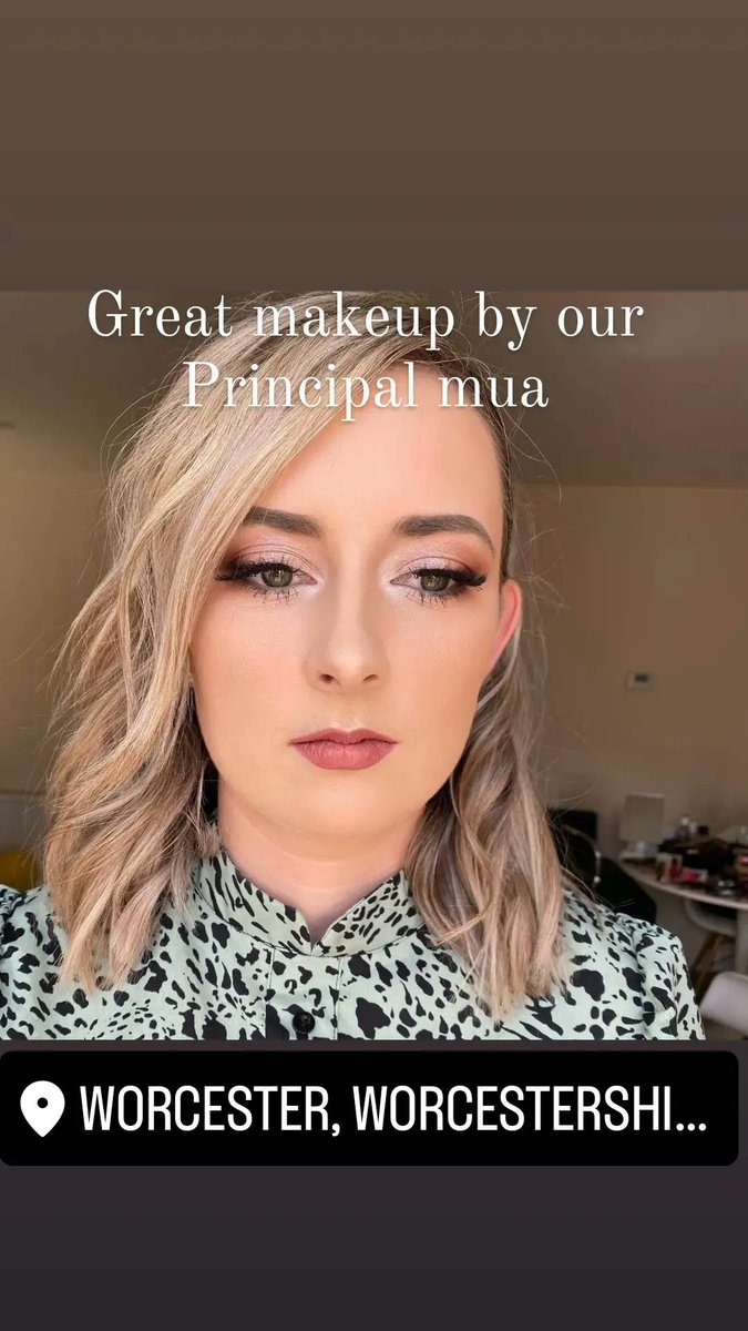 AABK2017's tweet image. We love this makeup look by our principal Makeup artist- mobile in Worcestershire and the west midlands.