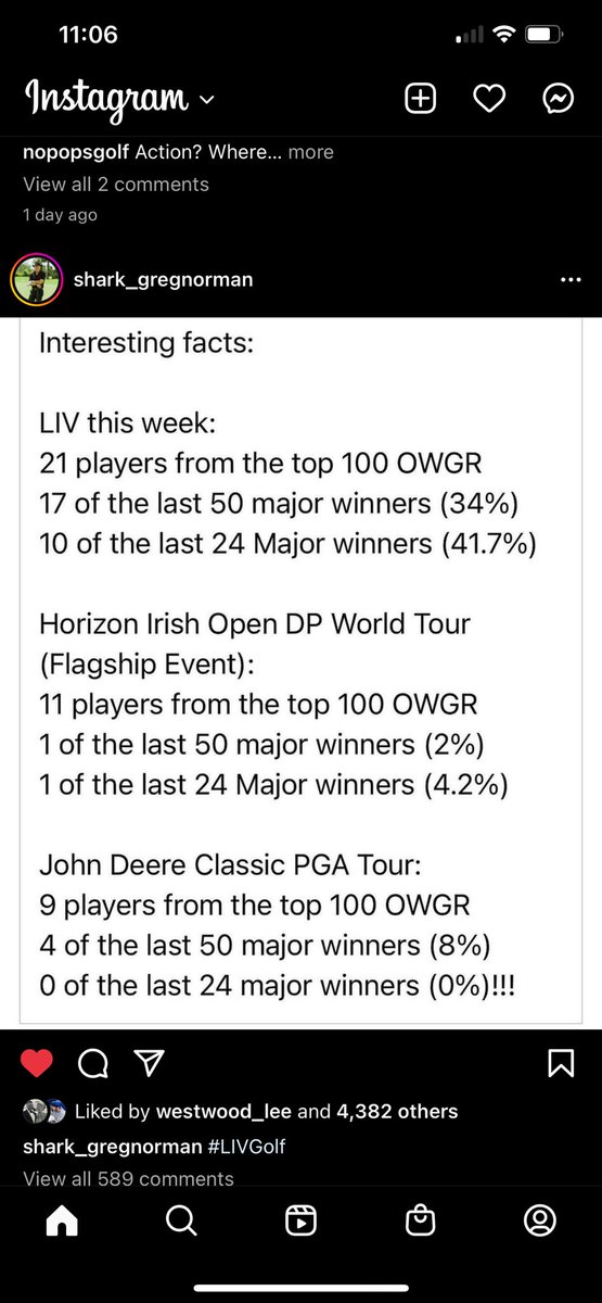 gbbuck21's tweet photo. @acaseofthegolf1 I think the PGA should be aware of things like this….. credit Greg Norman for the post. https://t.co/25XBTbQF6U