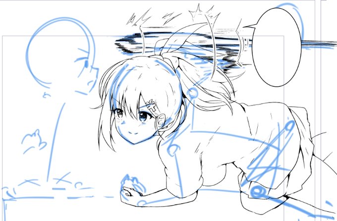 良いコマが描けてると感じる 