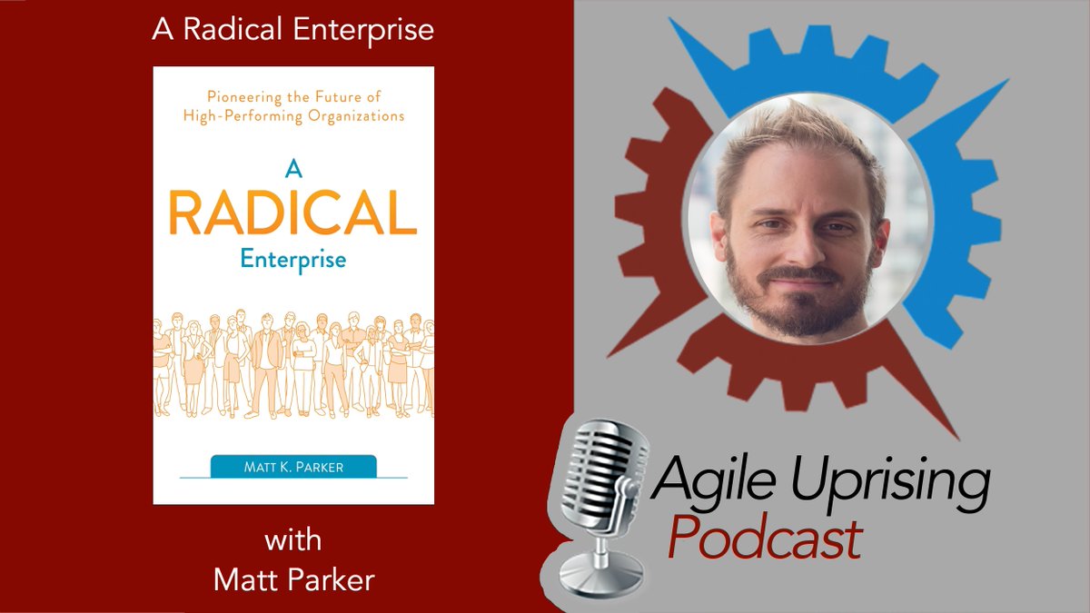 This week we sit down to discuss the book A Radical Enterprise, with who else but the author <a href="/realMattKParker/">𝑀𝑎𝑡𝑡 𝐾. 𝑃𝑎𝑟𝑘𝑒𝑟</a> !  We talk about dominator hierarchies  as well as go deep on the four imperatives of radically collaborative organizations...enjoy! agileuprising.libsyn.com/a-radical-ente…