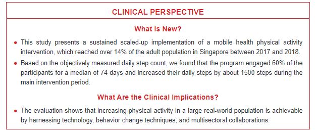 MOVE IT! Increasing physical activity by a scaled-up mHealth intervention that reached over 696,000 adults in Singapore. <a href="/Falk_M_R/">Falk_M.-R.</a> <a href="/PANDA_SPHSG/">PANDA_SPHSG</a> #AHAJournals ahajrnls.org/3bMghat