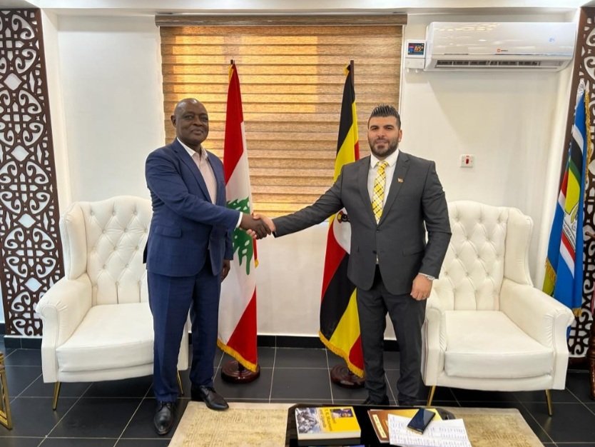 It was my pleasure To Meet Hon Vicent Ssempijja Minister Of Defense and Vateran Affairs in my Liaison Office in Kampala . we discussed How we can develop The relationship Between Uganda and Lebanon .
