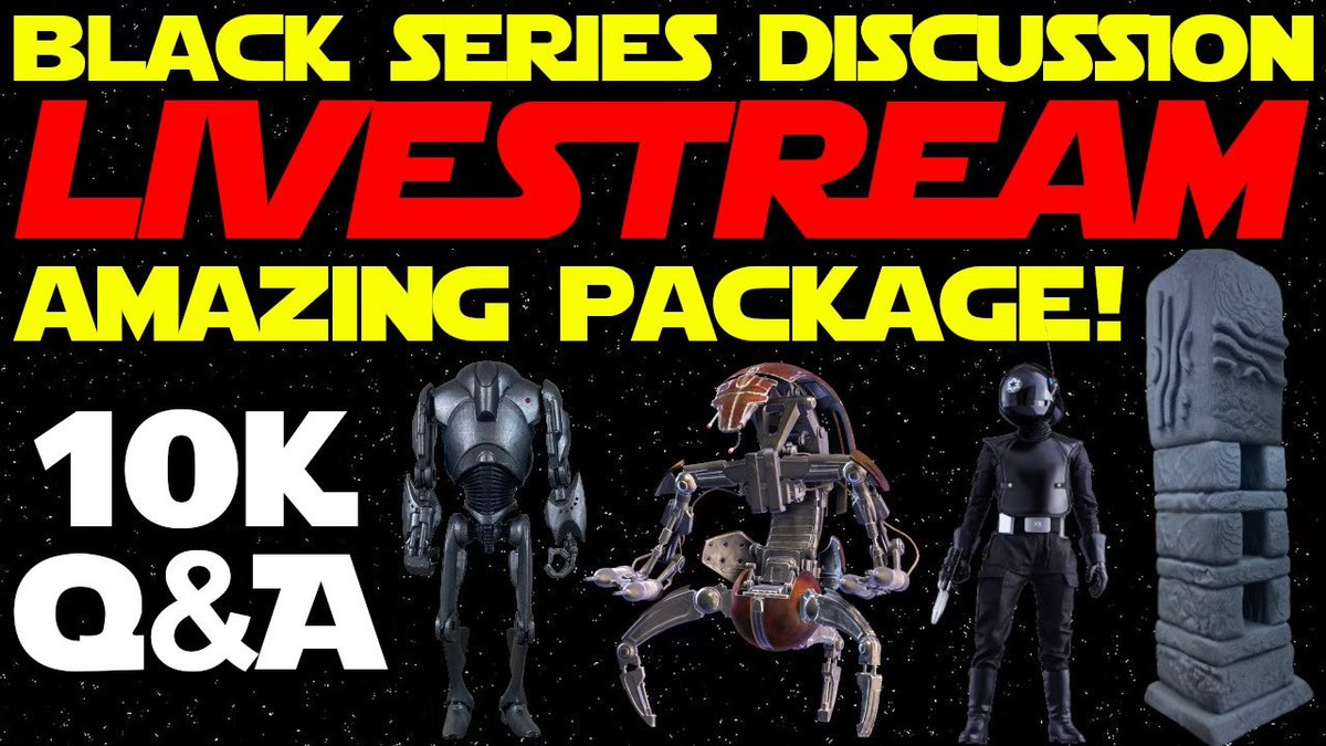 Today at 1pm cst we are going LIVE! We got a little gift from Landspeeder Luke. Come hang out! 

youtu.be/_AJrwG29kaY