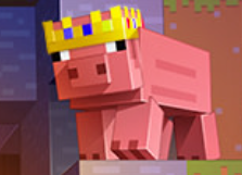 kimmylo8's tweet photo. imagine if they made this a feture in the game that when you name a pig 'Technoblade' it will have a crown. (@Minecraft)
<3 https://t.co/PcqYpY8UuG