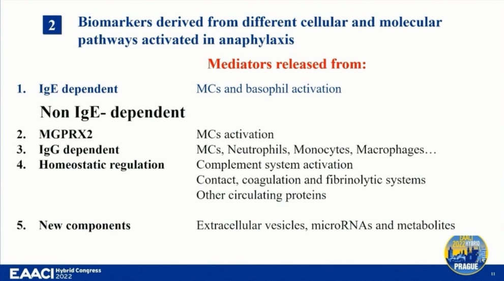 Very interesting presentation about biomarkers in IgE-independent anaphylaxis (Vanesa Esteban)
#eaaci2022