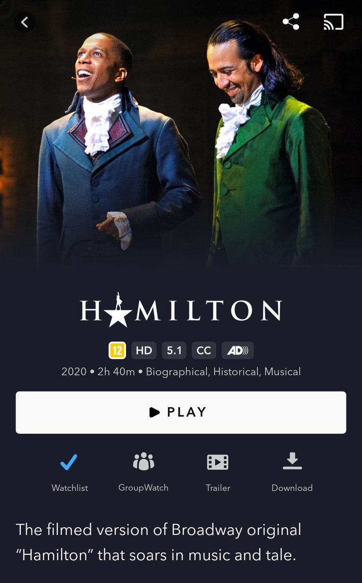 itsdayanedias's tweet image. Today we celebrate 2 years of @HamiltonMusical on @disneyplus 🎂🍰🎁🎀🎈🎊🎉🎊🎉

2 years that the #HamilFilm changed and saved my life 😭🙏🏽