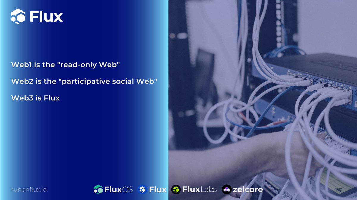 " $Flux Offers a grant for the development of a unique application on the #FluxOS network. Build applications in a decentralized network #web3 #Flux .
#blockchain #crypto #bitcoin #technology #cloud #CloudComputing #FluxNodes #mining #build  #Web3"