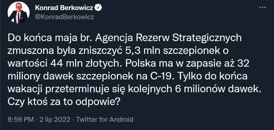 .<a href="/KonradBerkowicz/">Konrad Berkowicz</a> w punkt! Czy ktoś za to odpowie?! Podajcie dalej!