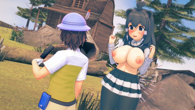 隊長さんを誘惑するヤマアラシちゃん(1/2) 