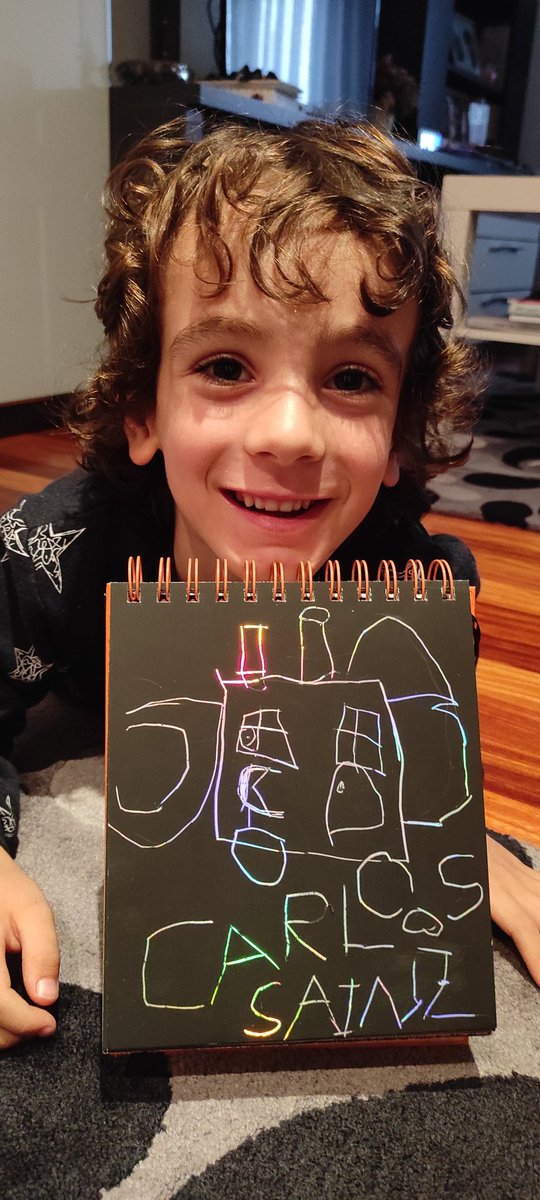 Selu791's tweet photo. @Carlossainz55 Zorionak de uno de tus   fans https://t.co/rlzyyx6afS