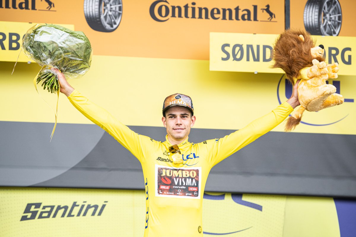 LeTour's tweet image. 💛RT &amp;amp; follow for the chance to win an @WoutvanAert Yellow Jersey with @SANTINI_SMS  

💛RT &amp;amp; follow pour tenter de gagner un Maillot Jaune dédicacé par @WoutvanAert avec @SANTINI_SMS  

#TDF2022
