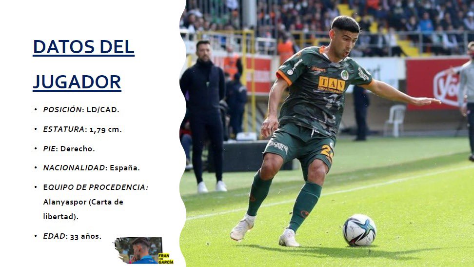 𝐉𝐔𝐀𝐍𝐅𝐑𝐀𝐍 𝐌𝐎𝐑𝐄𝐍𝐎 (33) 🇪🇸 | DATOS DEL JUGADOR. 

(1/4)