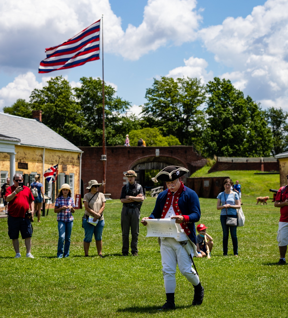 Skip the crowds downtown and join us TOMORROW for our "4th at the Fort" event! 🇺🇸Activities include games, musket and cannon demonstrations, a live reading of the Declaration of Independence 📜, and more! All on a real, intact Revolutionary War battlefield!