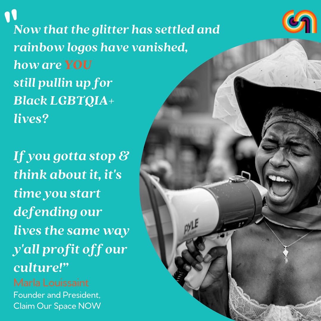 COSpaceNow's tweet image. 🗣 @marlalou_ 
Keep that same twirl to the Pride link up energy - pull up and do the work. claimourspacenow.org/join-us