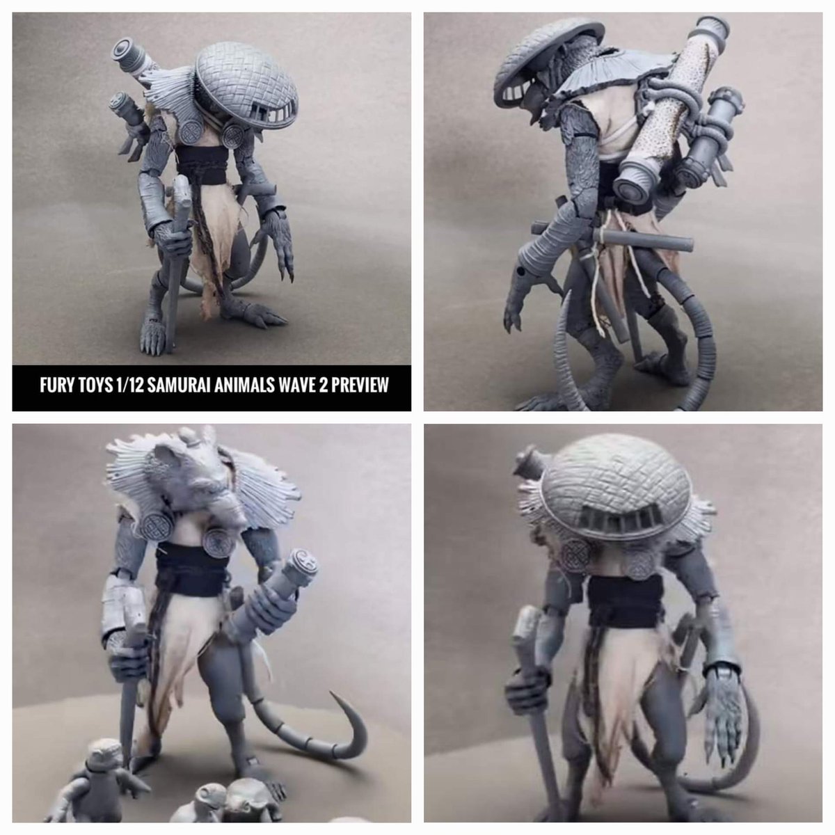 StateOverse's tweet photo. #Repost from FBs 5ktoys
😱
#Statoversians &amp; TMNT fans take heed!!

Fury toys 1/12 Samurai animals wave 2 coming soon! We will open preorders later on for limited time. Do not miss!

#animation #GamersUnite #workscited 
TSO'VIN!!
https://t.co/EiQRawCdq5 https://t.co/DL5wV25oXG
