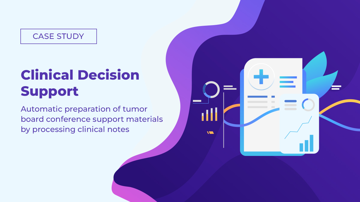 JohnSnowLabs's tweet image. Read about our case study of automatic preparation of tumor board conference support materials by processing clinical notes.   

Learn more about our solution: hubs.li/Q01g4KBP0  

#AIClinicalDecisionSupport #ClinicialDecisionAutomation #TextMiming #TextProcessing #AI