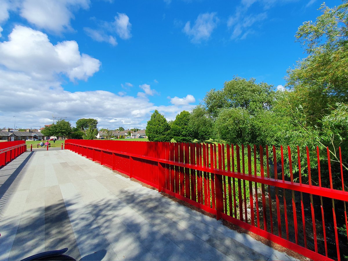 CiaranCuffe's tweet photo. Super trip on #DodderGreenway from @TheEdgeDublin in Tallaght to Bushy Park this afternoon. Beats cycling through Walkinstown roundabout! https://t.co/MtMRr3uWE7
