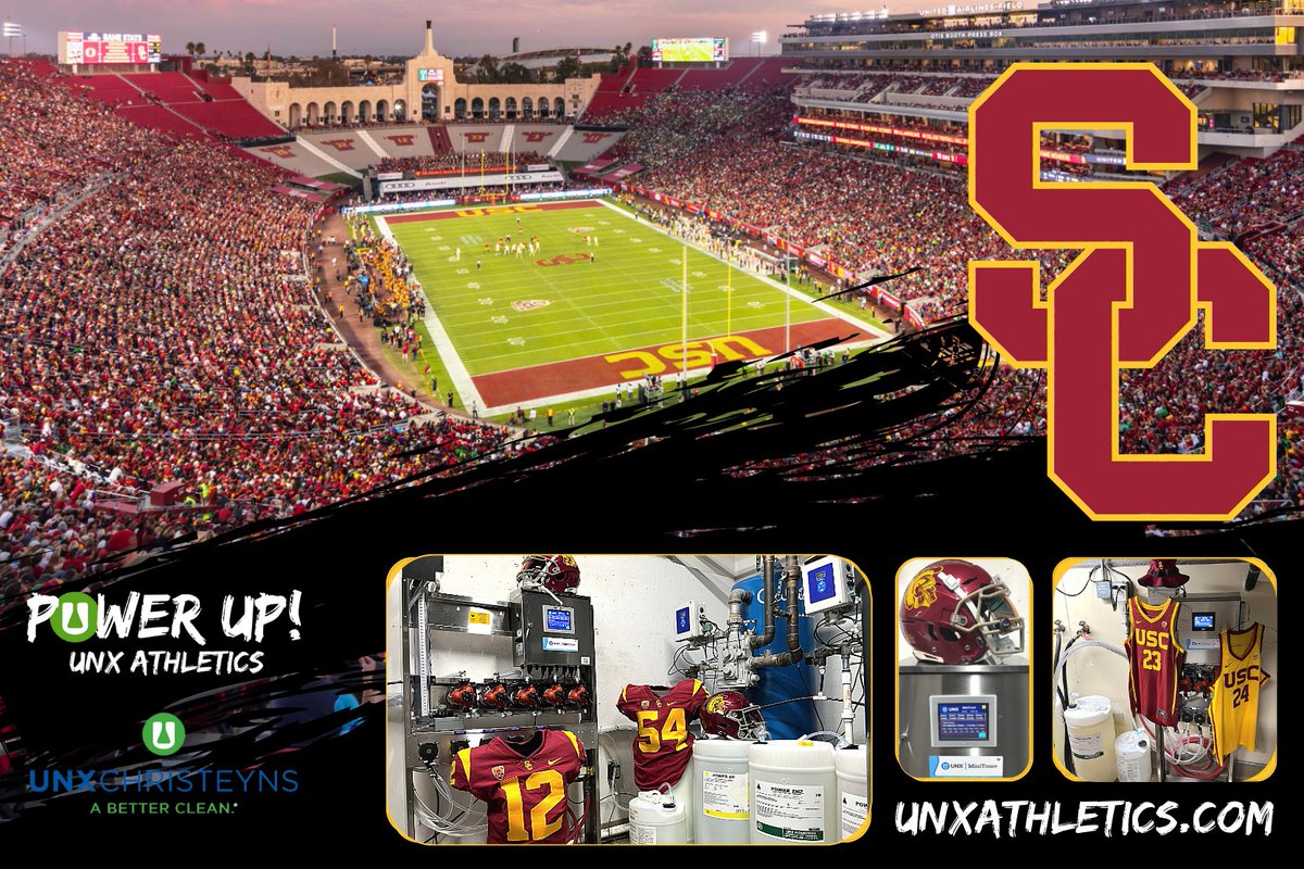 UNXinc's tweet photo. It is an honor and a privilege to welcome #USC to the #UNXChristeyns family. We are excited to have the #Trojans #PowerUp and be #UNXclean!
Exciting news! Please follow our new @UNXChristeyns account!
#ThisIsUNX #SpecTak #UNXathletics #FightOn @USCEquipment @USC_Athletics https://t.co/xbjlr9flzy