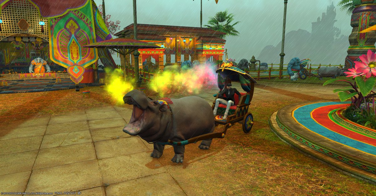 DI_Ifrit's tweet photo. アルカソーダラ族:ヒッポカート
The Arkasodara: Hippo Cart
----------
一週間ぐらいサボったけど、やっと手に入れた!
#FF14マウント #FFXIVmount https://t.co/yx1oNRvmWx
