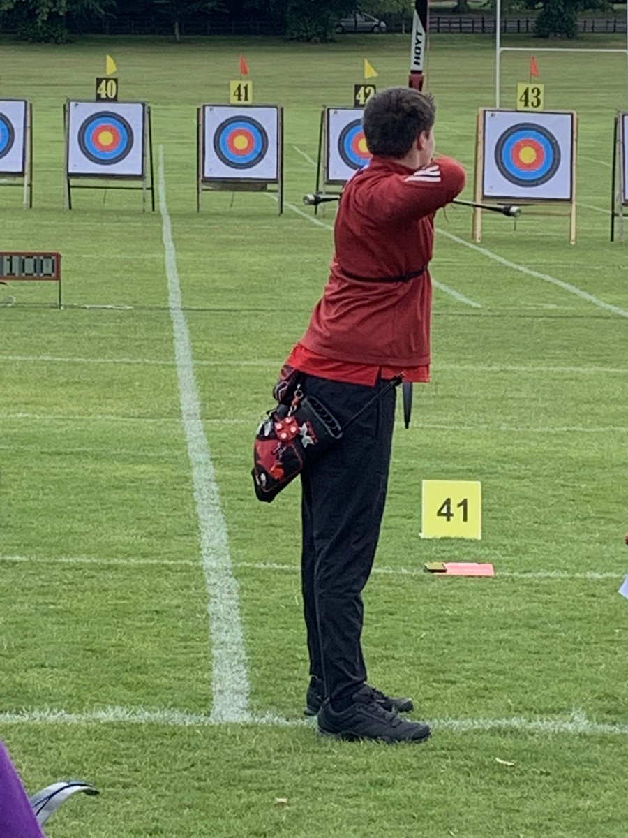 IanSharpe72's tweet photo. Ollie competed in his first @archerygb Junior Nationals today and finished 6th in his age group with a new PB. Lots of positives and a few things to work on. Thank you to everyone who made it happen. @BosworthPE https://t.co/NEIme1m6sR