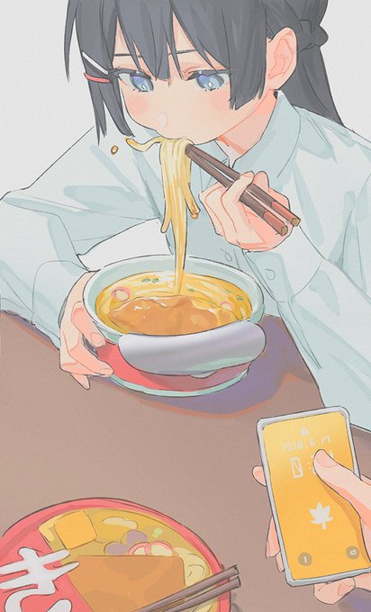 「女の子 老麺」のTwitter画像/イラスト(人気順)