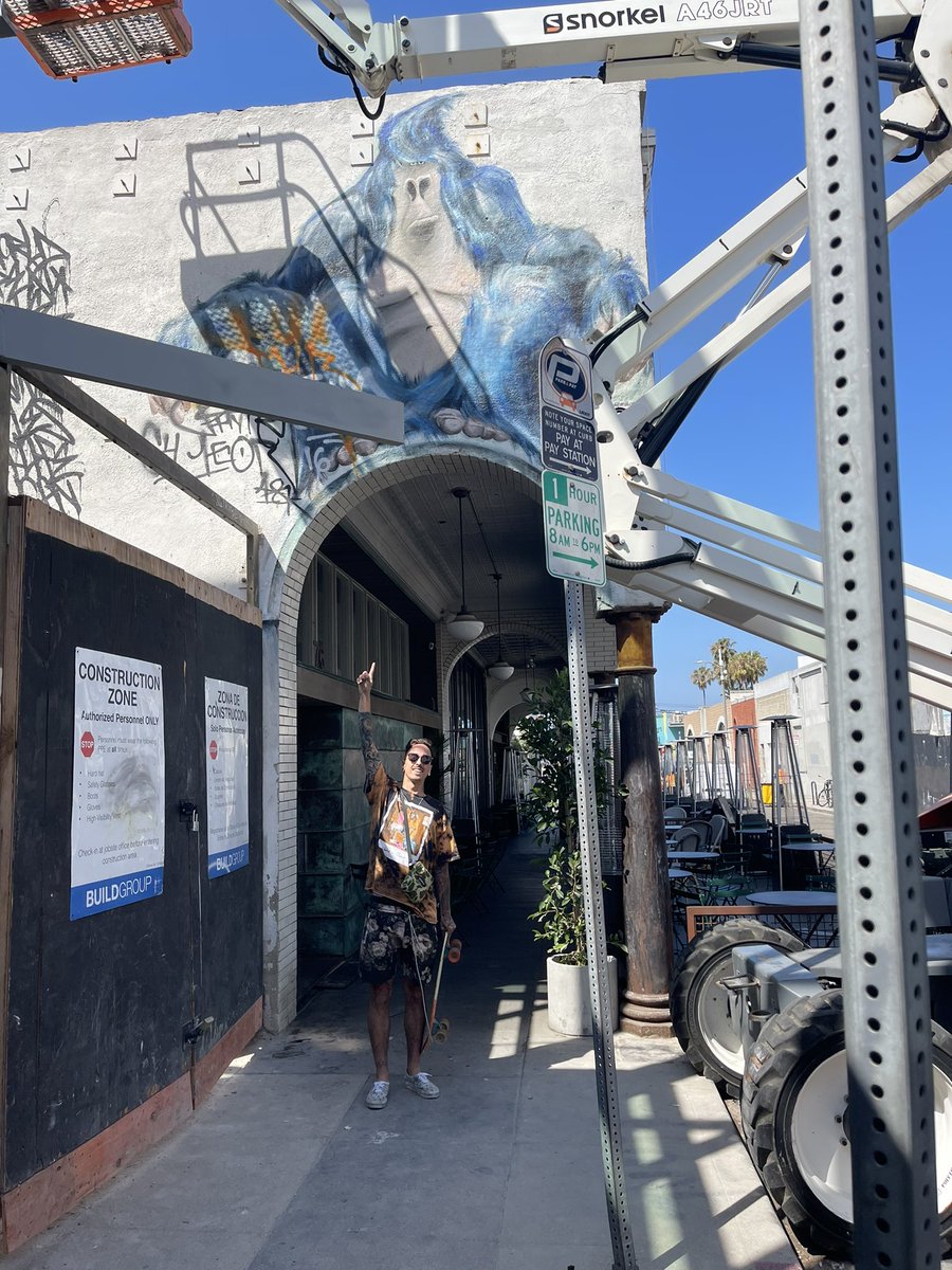 _toematoe's tweet photo. Skating through Venice today seeing some familiar art @isabellegorilla @nomadblvd https://t.co/kllEBm6l2Z