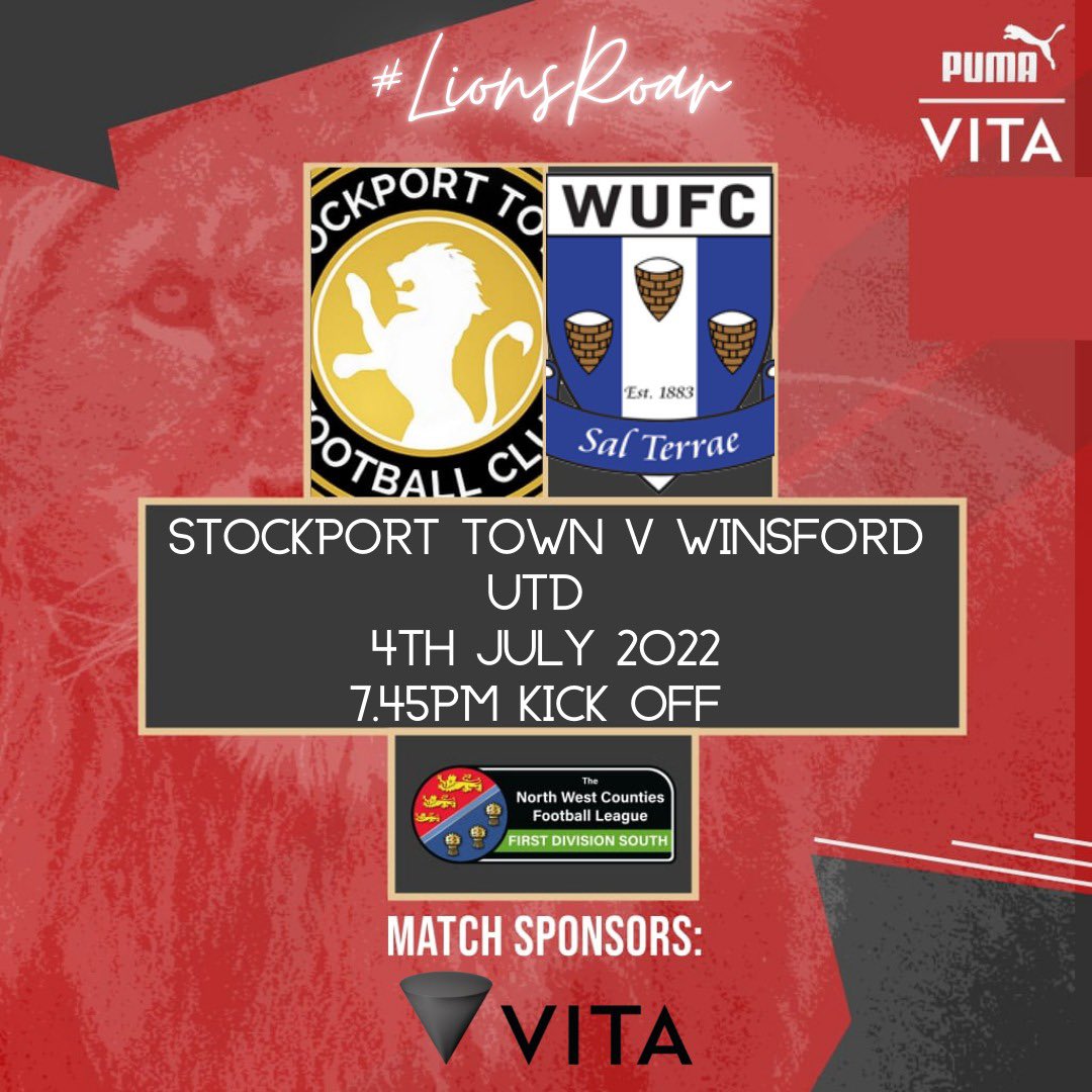 Stockport Town FC on Twitter "Slight change to the Kick Off time for tomorrows friendly against