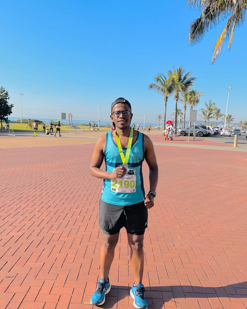 thabso_m's tweet photo. Dolphin Coast Marathon done and dusted. Personal Best Marathon in the bag! Comrades C Seeding secured πΌ
#PBSmashed
#Marathon
#RoadtoComrades2022
@waterfallcityac https://t.co/HE8BCxyMem