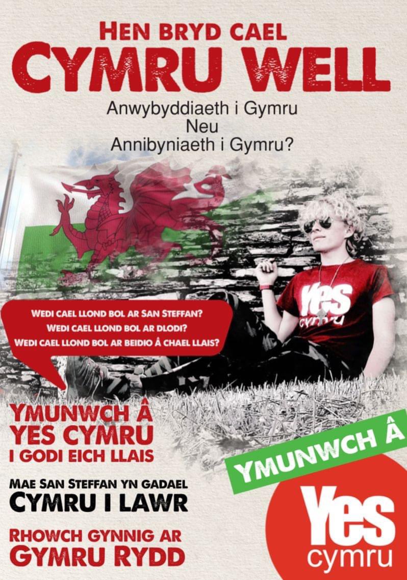 Llongyfarchiadau a diolch i bawb fu’n gorymdeithio ddoe yn Wrecsam. Ymlaen! 🤩🤘🏻🏴󠁧󠁢󠁷󠁬󠁳󠁿💪🏻😍 Hats off to the marchers raising their voices in Wrexham yesterday! Independence is normal, after all. 🤷🏻‍♂️👍🏻 @YesCymru @YesWrecsam #Annibyniaeth #IndyWales #TarraSanSteffan #Independence