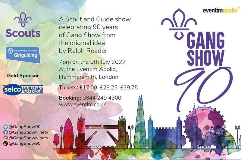 CardiffGangShow's tweet photo. We couldn’t be prouder that next weekend, these fantastic four will be representing Cardiff in @GangShow90, a UK-wide celebration of Scouts and Girlguiding performances. 

Team GS are looking forward to seeing the show. Tickets are still available. https://t.co/qMkThEuHQA