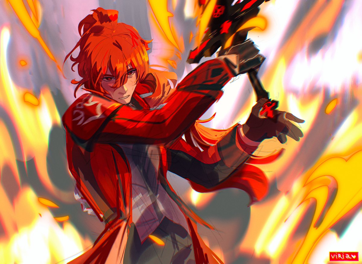 viria13's tweet photo. congrats to Diluc stans🙏

#GenshinImpact #diluc #dilucragnvindr #viria #art https://t.co/szOE8DI0Xu