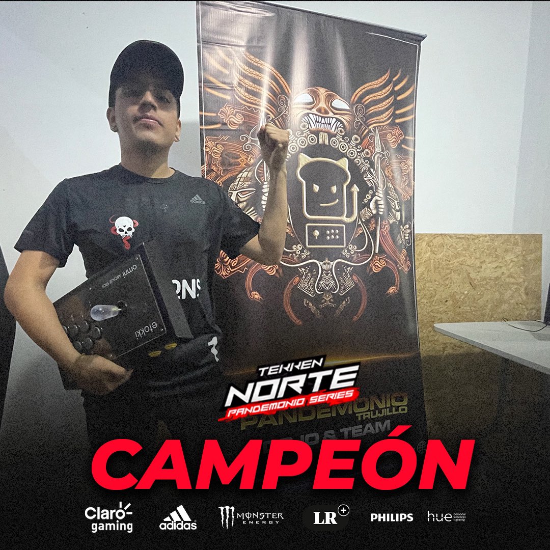 EL TROFEO SE VIENE A LIMA 🏆

El día de ayer el gran <a href="/SergieMazter/">ALL | Sergie Mazter</a> se consagró campeón del Tekken Norte Pandemonio Series sumando sus primeros puntos en el Tekken World Tour 2022.

¡Felicidades campeón! 💪🏽🔥👑

#gopythons #tekken #tekken7 #fightinggames