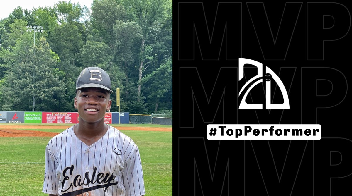 2DsportsbsbTN's tweet photo. ⭐️ #TopPerformer ⭐️

Jeremiah Miller: 1-3, single
2 game saving plays

Summer team: @EasleyBaseballC 14U Taylor

Choctaw County | 2026 | MS https://t.co/806UFXE5SB