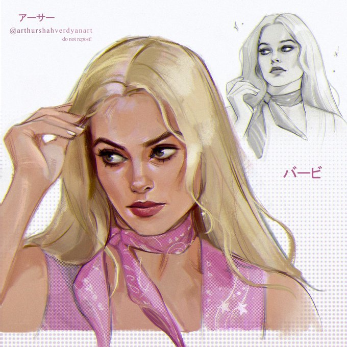 「Barbie」 illustration images(Latest)｜2pages)