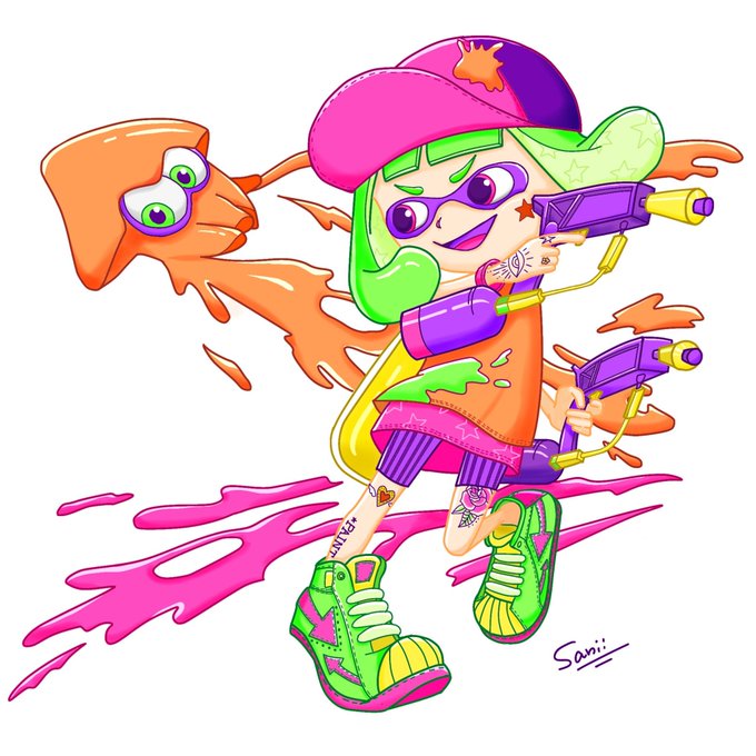 スプラトゥーン絵描きさん 高画質 のtwitterイラスト検索結果 古い順