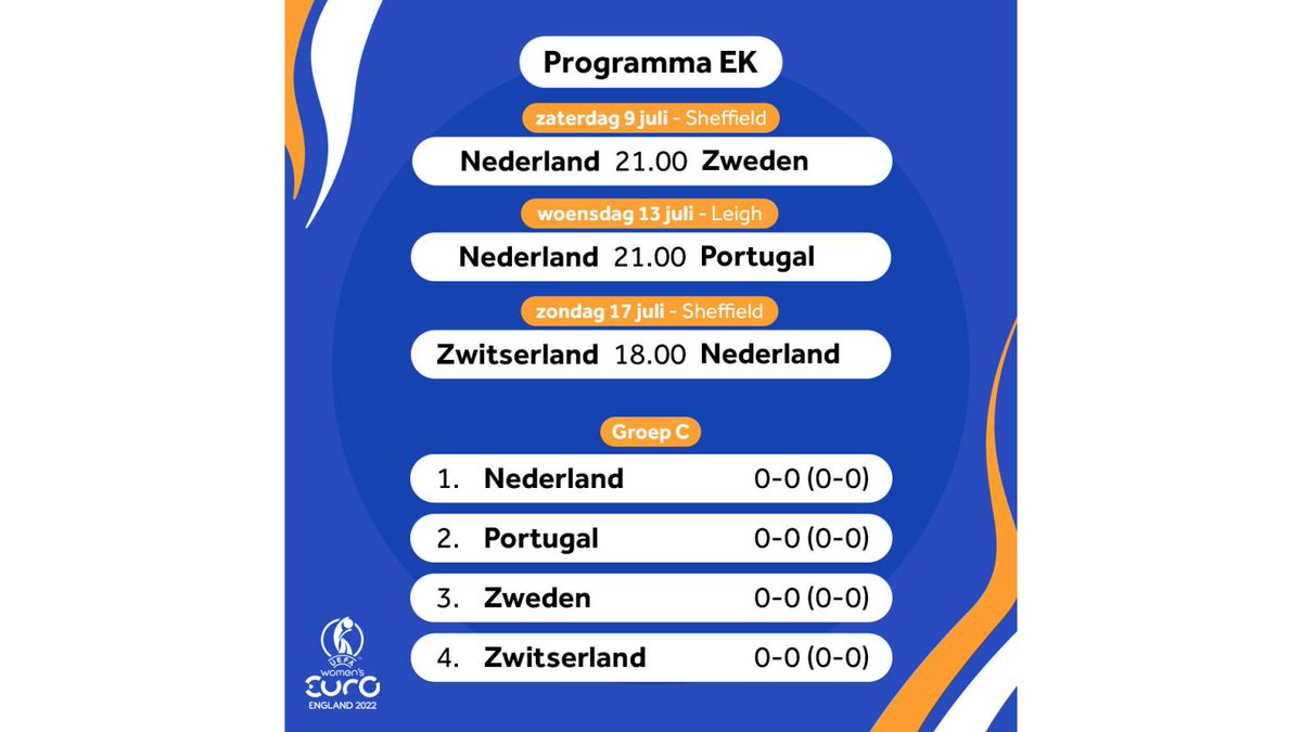 Morgen zijn wij eindelijk aan de beurt  @oranjevrouwen #NEDZWE #Leeuwinnen #WEURO2022 #GroepC