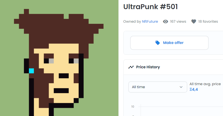 Always liked this guy with the gorgeous hair, there's something primal about him🙉😍
Thanks to all the real pixel art connoisseurs out there!☺️
opensea.io/collection/ult…
#nftcollectors #cryptopunks #nftart