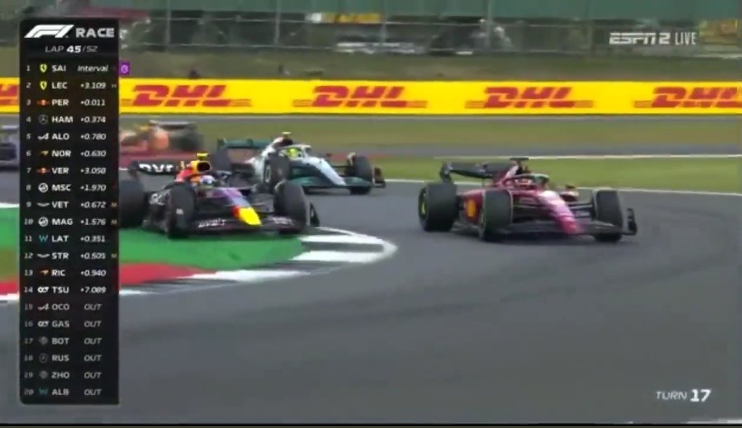 Dan_8tch's tweet image. What happened to the strict policing of track limits... oh it's a Red Bull, no further investigation necessary.
#F1 #BritishGP