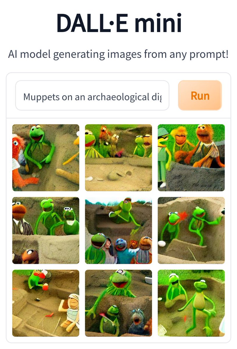 'Muppets on an archaeological dig' #Archaeology #Muppets #AI #dalleMini