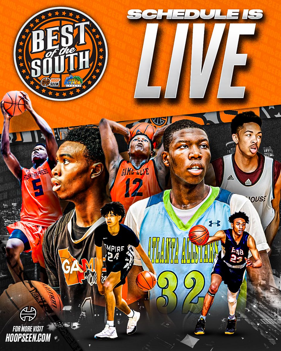The schedule for the biggest event of the summer is now LIVE on the HoopSeen app.