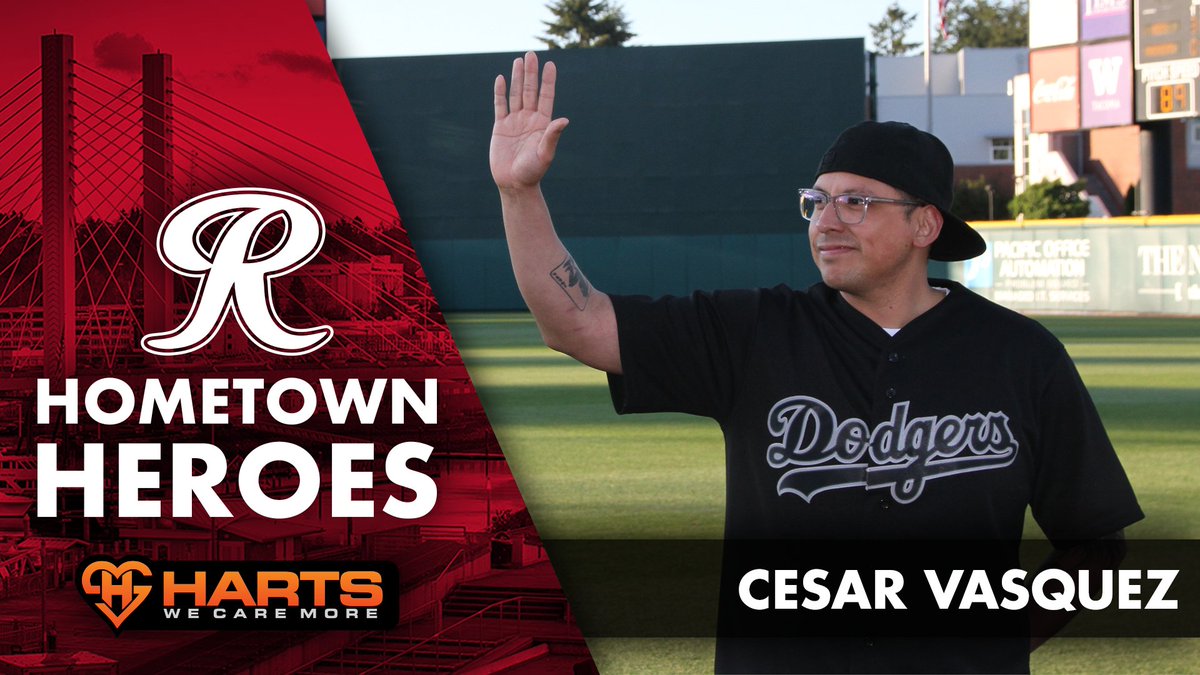 Tacoma Rainiers (@rainiersland) on Twitter photo On Friday, we honored Cesar Vasquez as a <a href="/HartsServices/">Harts Plumbers, Electricians, & HVAC Technicians</a> Hometown Hero! Cesar was born and raised in Los Angeles and joined the Army in 2003. In the last 19 years, he's served in Iraq, Afghanistan and recently returned from Ukraine. Thank you so much for your service, Cesar. On Friday, we honored Cesar Vasquez as a <a href="/HartsServices/">Harts Plumbers, Electricians, & HVAC Technicians</a> Hometown Hero! Cesar was born and raised in Los Angeles and joined the Army in 2003. In the last 19 years, he's served in Iraq, Afghanistan and recently returned from Ukraine. Thank you so much for your service, Cesar.