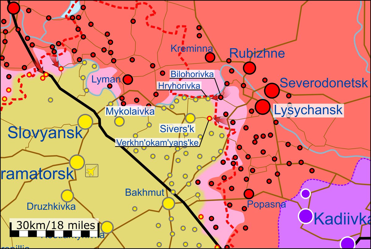 Карта бойових дій: Карта боевых действий в Украине. 4 июля 2022 год