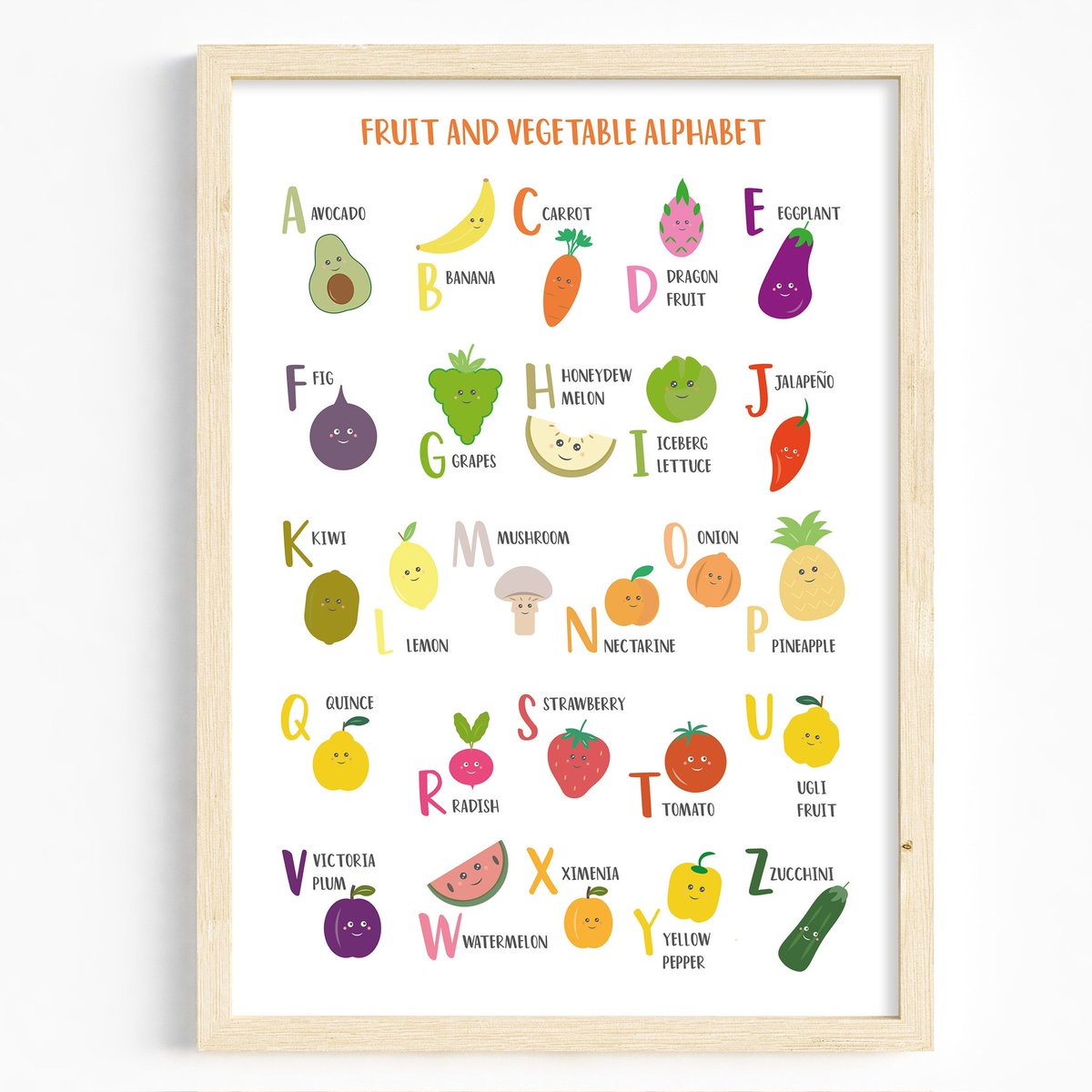 andrealem's tweet photo. A cute way to learn the alphabet

Fruit and vegetable alphabet print

£8 with free shipping

https://t.co/AyaNYLVJVQ

#handmadehour #alphabet #print #fruitandvegetables #illustration https://t.co/CjNIXYADur