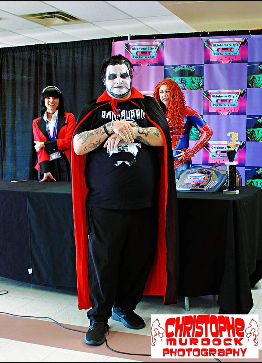 Cosplayed as Danhausen at OKCs Pop Culture Con. @DanhausenAD